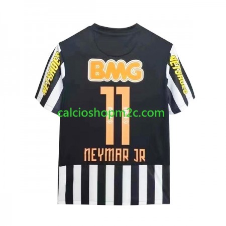 Santos FC Neymar JR 11 Retro Maglia Trasferta 2011/2012 Manica Corta